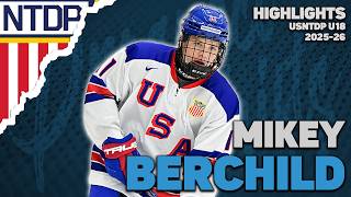 Mikey Berchild | 2025-26 Highlights | USNTDP U18
