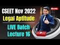 FREE CSEET Nov 2022 LIVE Batch | CSEET Legal Aptitude Online Classes for Nov 2022 | Lecture 16