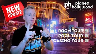 The ULTIMATE GUIDE to PLANET HOLLYWOOD LAS VEGAS in 2024 with Incredible BELLAGIO FOUNTAIN Views! 🌟 screenshot 4