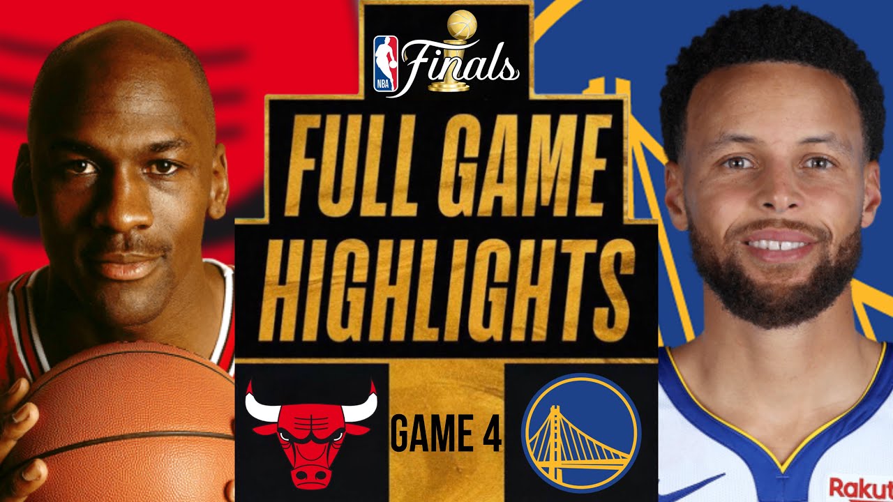 72-10 BULLS at 73-9 WARRIORS | FULL GAME 4 NBA FINALS HIGHLIGHTS - YouTube