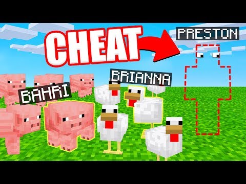 prestonplayz hide and seek cheating