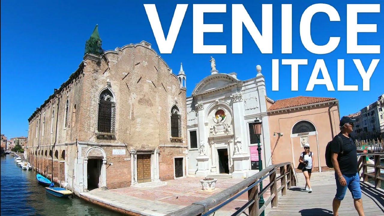 Venice Italy walking tour 24 August 2022 Full HD video YouTube