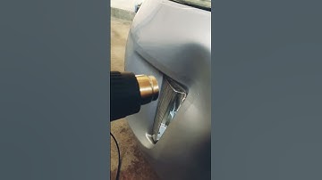 bumper dent repair | hot water vs heat gun