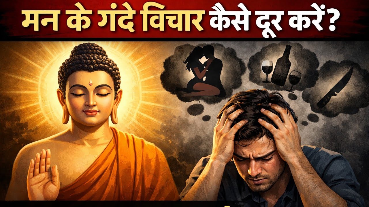 🌿 मन के गंदे विचार कैसे दूर करें? | गौतम बुद्ध की सीख 🌿