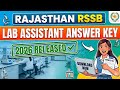 Rajasthan RSSB Lab Assistant Answer Key 2026 | RSSB Lab Assistant Answer Key Declared | Answer Key