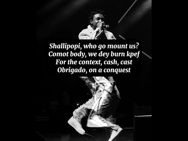 Shallipopi Cast  (feat. ODUMODUBLVCK) lyrics class=