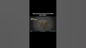 Rust Console new treasure box special skin rotation…#shorts #rust #rustconsole