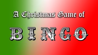 How to play Bingo: the Christmas version!