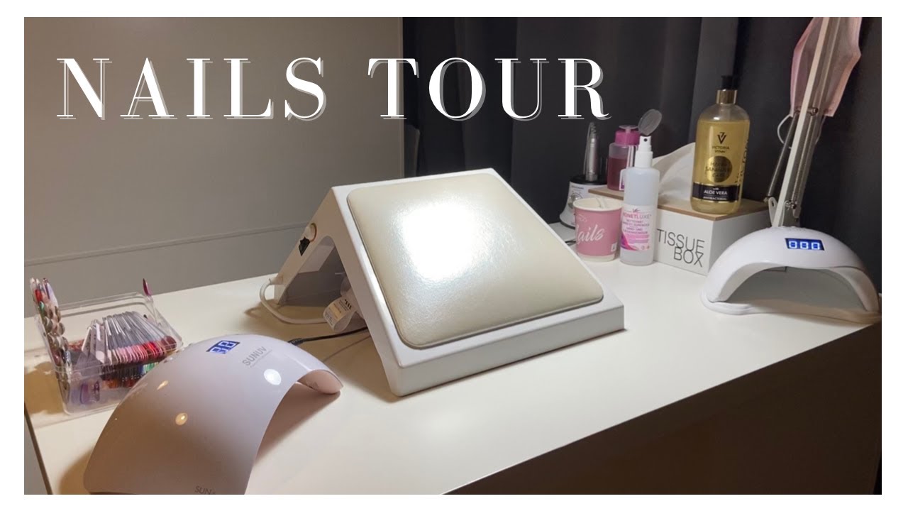 MY NAILS TOUR | Mon espace de travail 💪🏻