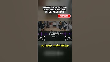 The Multitasking Scam #selfimprovement #growthmindset #podcast