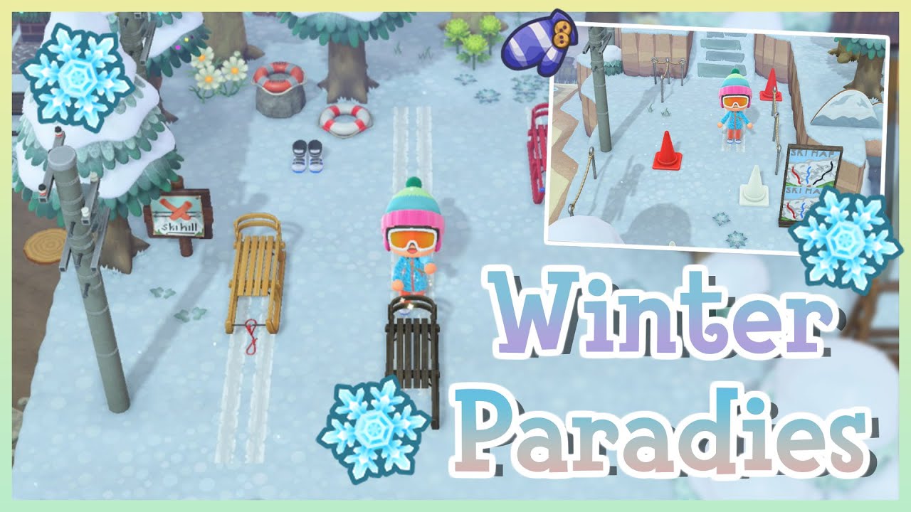 Animal Crossing New Horizons 5 Sterne Ein WINTER-PARADIES! Mit Skipiste 🎿 - 5 Sterne Inseltour - ANIMAL