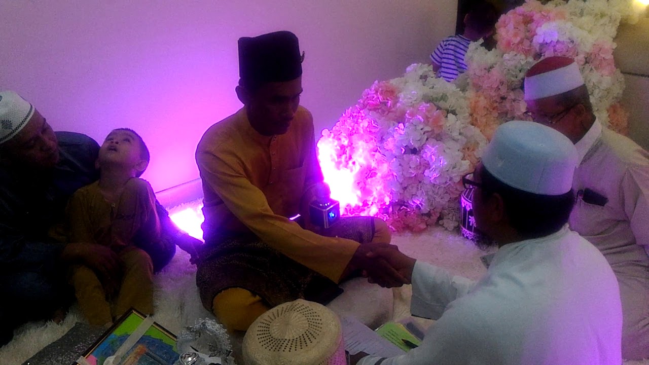 Akad nikah Ali Nafia dan Ika..