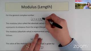 Leaving Cert OL: Complex Numbers – Dr Tomás Mac Eochagáin – Griffith College  16th April