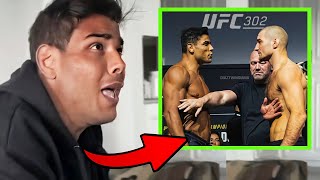 Paulo Costa Reacts His Fight vs Sean Strickland Getting Announced (UFC 302)
