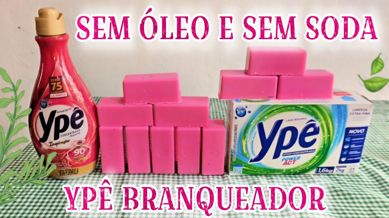 SABÃO EM BARRAS YPÊ BRANQUEADOR- SEM ÓLEO E SEM SODA