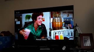 Grease 1978 Film Rizzo throws a Strawberry Milkshake on Kenickie's Face at an American Diner