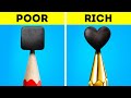 RICH vs POOR || VIRAL SCHOOL HACKS AND CRAFTS