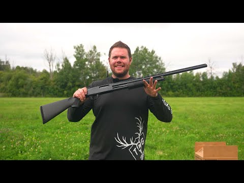 Mossberg Maverick 88 12 Gauge Pump Action SHOTGUN First SHOT Review!