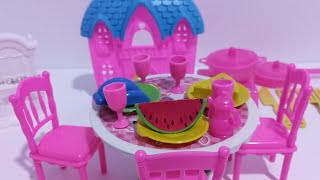 6 Minutes Satisfying with Unboxing Disney Hello Kitty Sanrio Kitchen Set| Miniature ASMR Kitchen Set