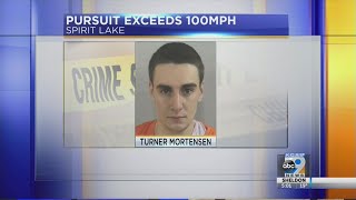 Spirit Lake Pursuit Exceeds 100mph