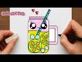 Cute Lemonade ????..how to draw #cute #art #drawing 