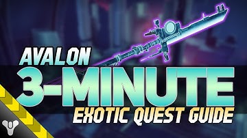 AVALON GUIDE // 3-Minute Vexcalibur Exotic Quest Walkthrough #destiny2 #guide #portal