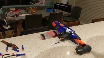 Brushless Rapidstrike - Dumping a full mag over Bluetooth, high ROF