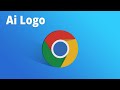 Logo Design Tutorial in Adobe Illustrator | How to Design Google Chrome Logo in Ai