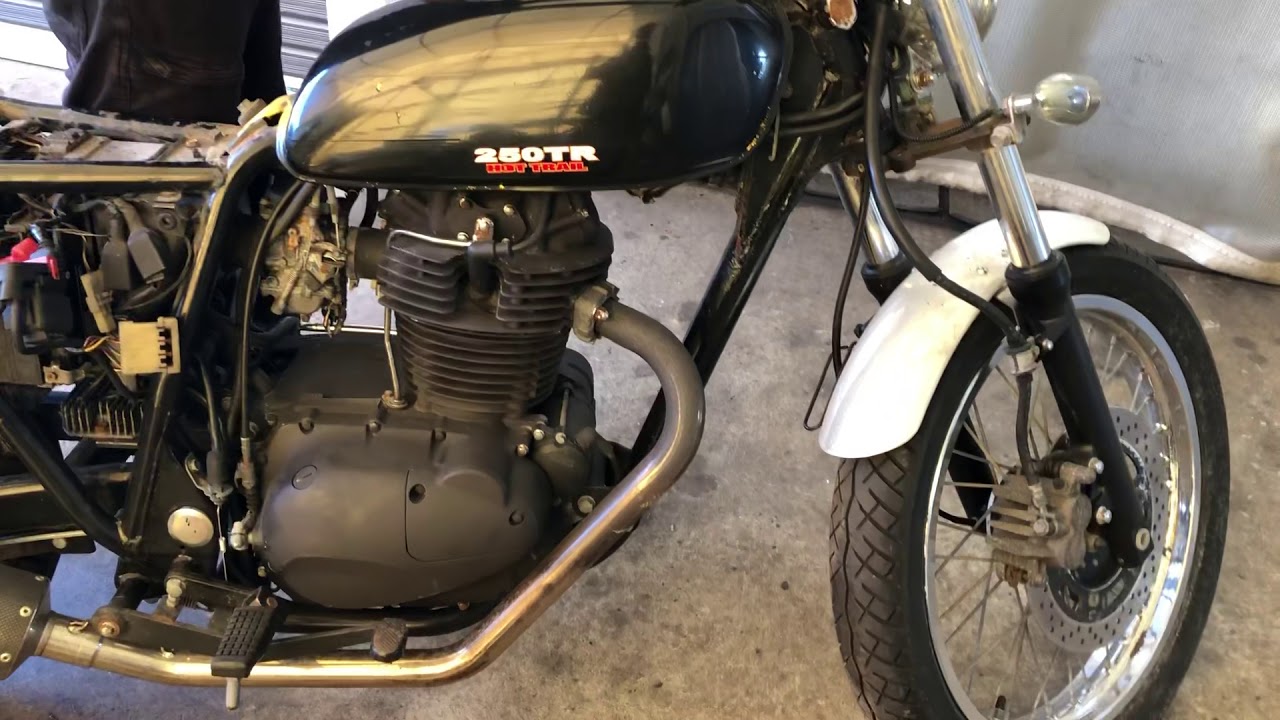 カワサキ 250TR BJ250F エンジン始動動画 A-PARTS - YouTube