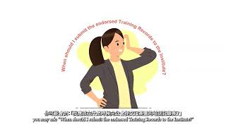 When should QP students submit the endorsed Training Records to the Institute?