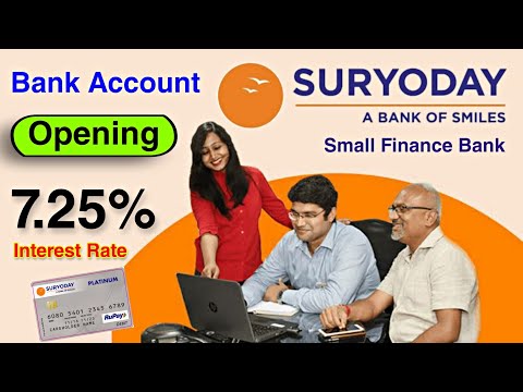 How to open Suryoday Bank Saving Account 7.25% interest ? || Suryoday Small Finance Bank Account