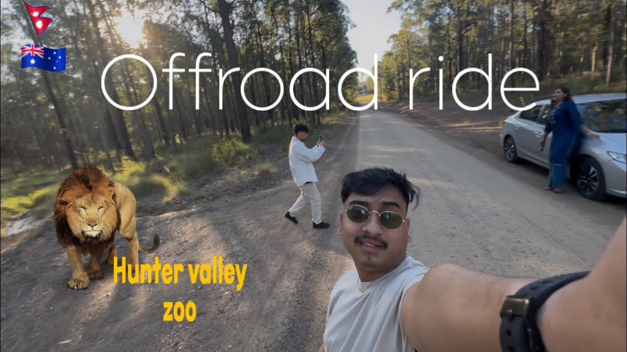 Travelling off-road first time in Australia|| Hunter Valley Zoo|| Nepstralia explores🇳🇵🇦🇺