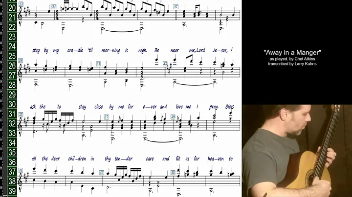 "Away in a Manger" Chet Atkins, trans. Larry Kuhns