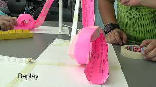 Paper Roller Coasters at Corbett Prep