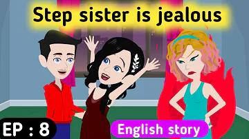 Step sister part 8 | English story | Learn English | English animation | Sunshine English