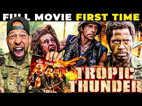 My FIRST Time Watching TROPIC THUNDER Full Movie!! OMG, They're OFF the RAILS LMBAO....
