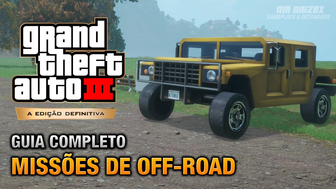 GTA 3 Definitive Edition All Off-Road Mission Locations