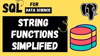 STRING FUNCTIONS in SQL | Tutorial 17 | SQL-Data Science Tutorials for Absolute Beginners Net Worth