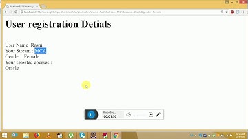 Program to show the query string parameter in servlet
