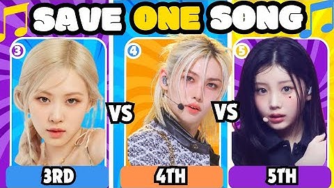 SAVE ONE KPOP SONG: 3RD GEN VS 4TH GEN VS 5TH GEN | K-pop Quiz