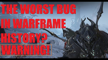 [WARFRAME] Attacked By The Game IRL? Worst Bug In Warframe History