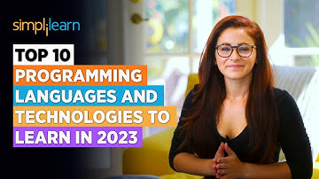 Top 10 Programming Languages And Technologies To Learn In 2023 - Skills And Salary | Simplilearn