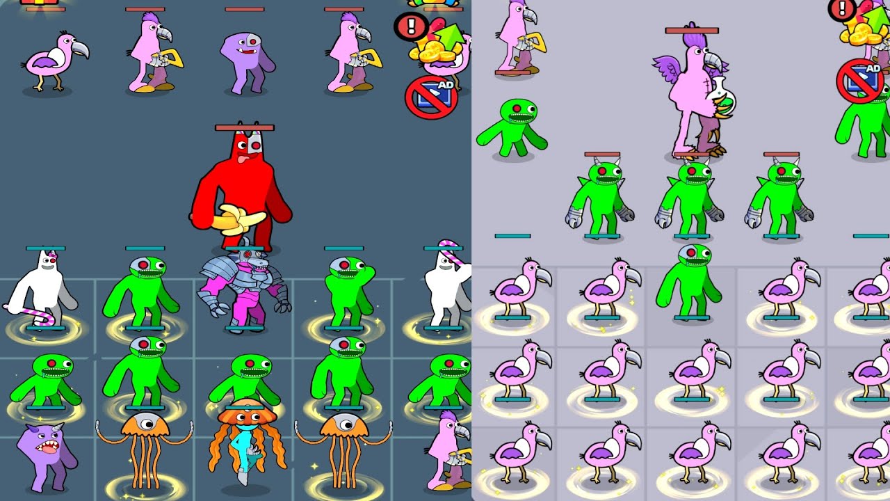 Разблокировка монстра максимального уровня, геймплей «Мастер слияния в саду Банбана».