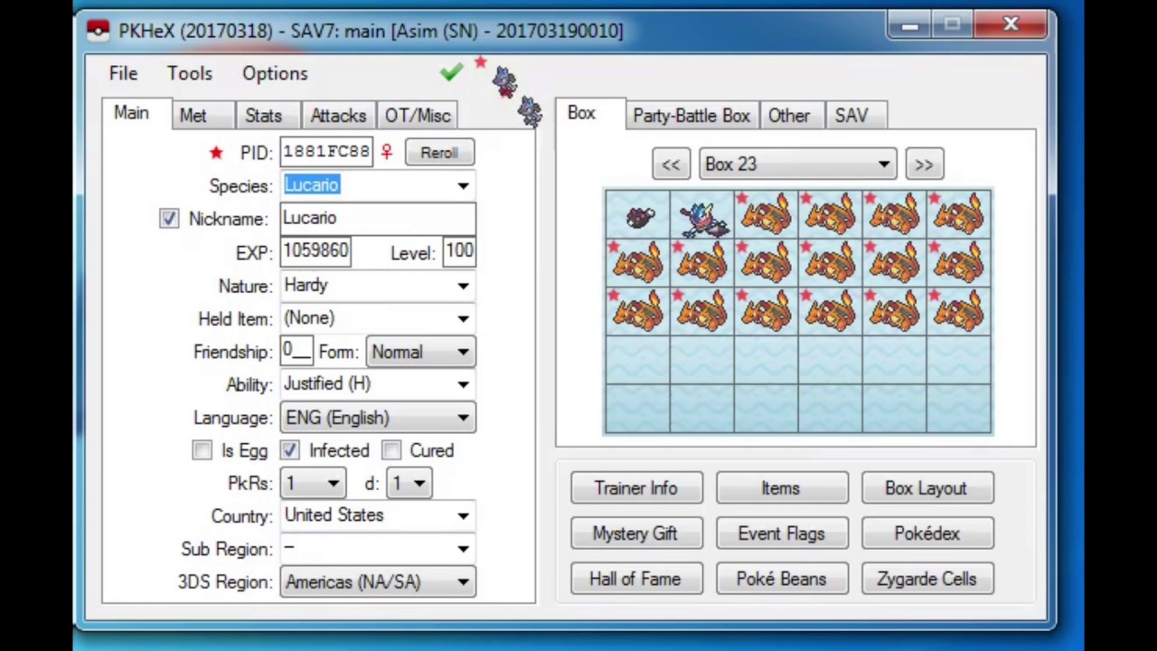 HOW TO USE PKHEX FOR EVENT AND NORMAL POKEGEN - YouTube