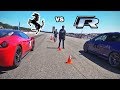 VW Golf R (mk7) -vs- Ferrari 458 Italia