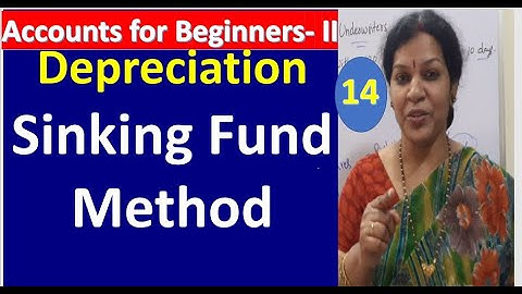 14. Depreciation - Sinking Fund Method