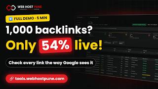 Information Backlink Checker Tool Demo: Check if Your Backlinks Are Live, Dofollow & Indexed (Free) News