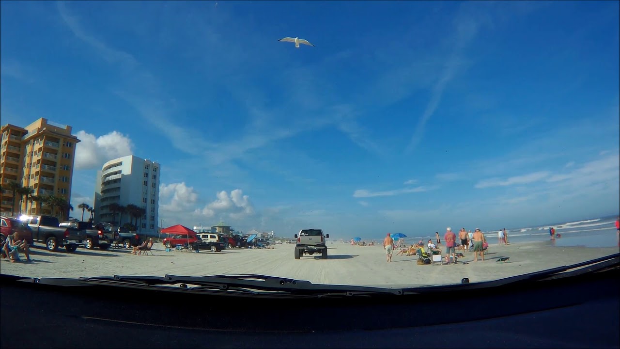 Driving on New Smyrna Beach Florida New Year's Eve 2019 YouTube
