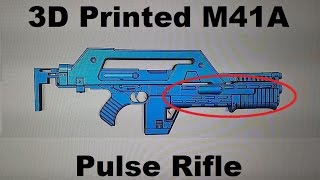 3D Printed M41A Pulse Rifle progress Part 2 (Non-Nerf)