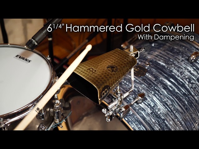 Meinl Percussion Handheld Cowbell - 6 1/4" Brushed Steel, Low Pitch, With Holder (STB625HA-CB)